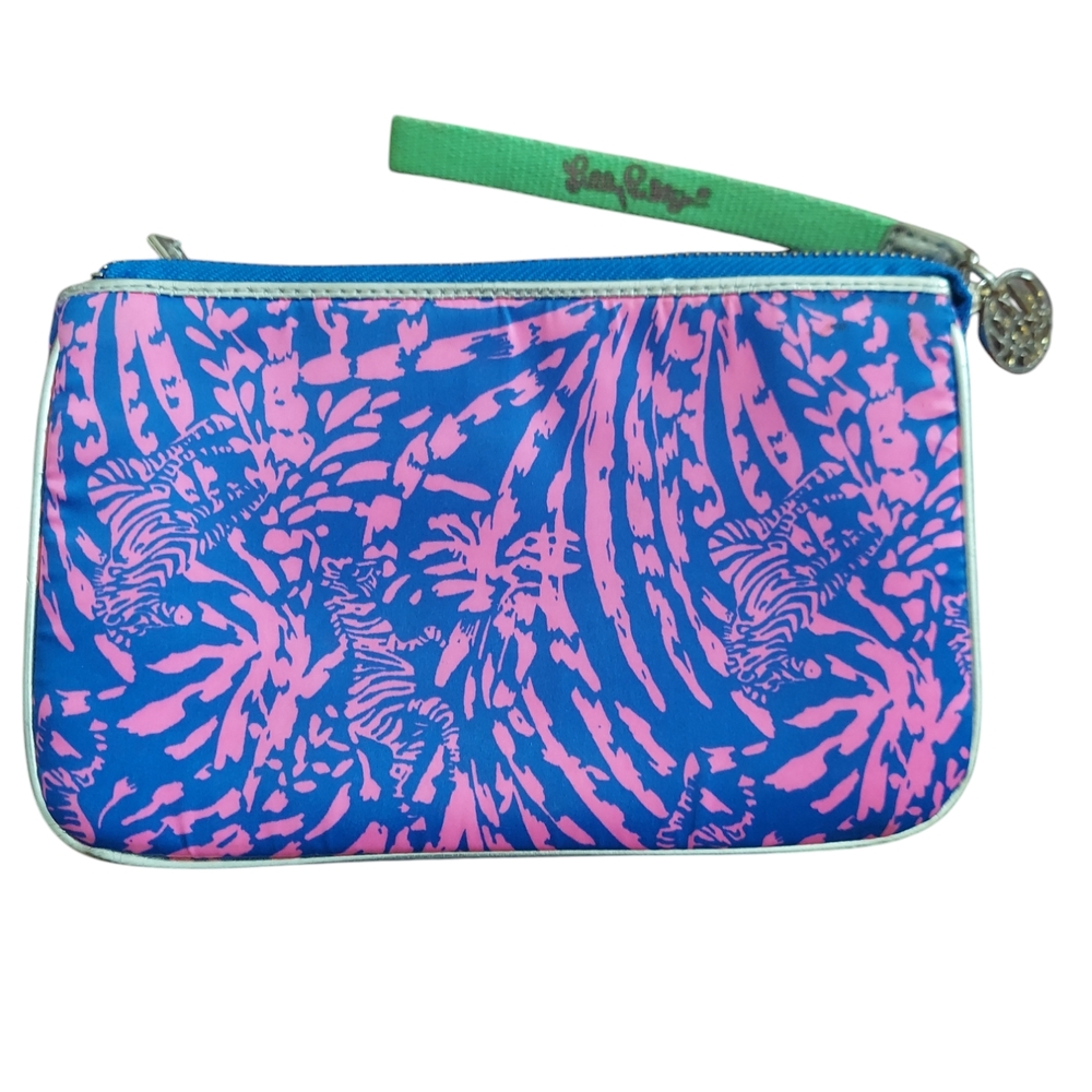Lilly Pulitzer Pink and Blue Clutch